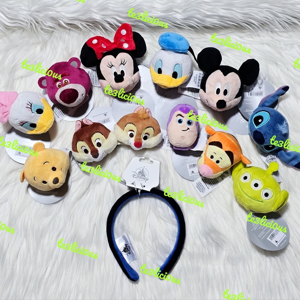 DISNEY PARKS CREATE YOUR OWN CHARACTER PLUSH EARS HEADBAND